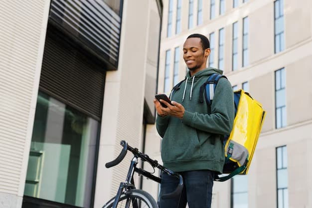 Bike Couriers App-based Delivery